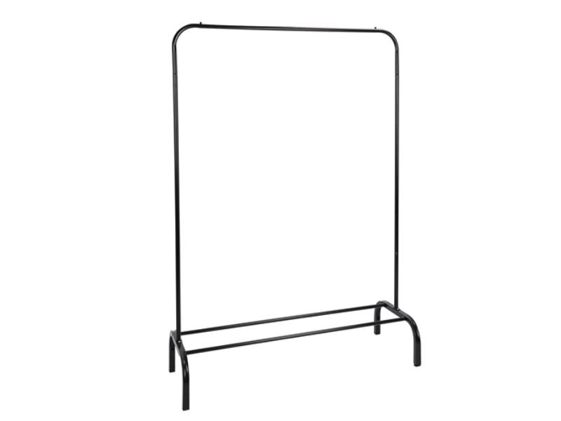 Picture of Fresh Fab Finds FFF-Black-GPCT4307 33 lbs Loading Garment Freestanding Clothing Rack Stands Organizer with Bottom Shelf for Dormitory Home&#44; Black - Unisex