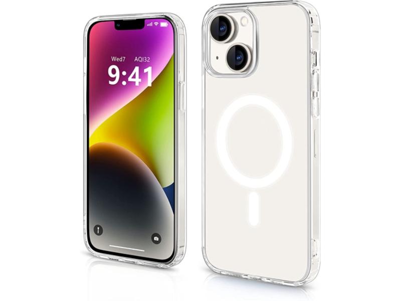 Picture of Fresh Fab Finds FFF-12-GPCT3893 Magnetic Clear Phone Case Shockproof Transparent Phone Cover with Strong Magnet Absorption MagSafe Fit for iPhone 14-14Plus-14Pro-14Pro Max-13-13Pro-1 - Unisex