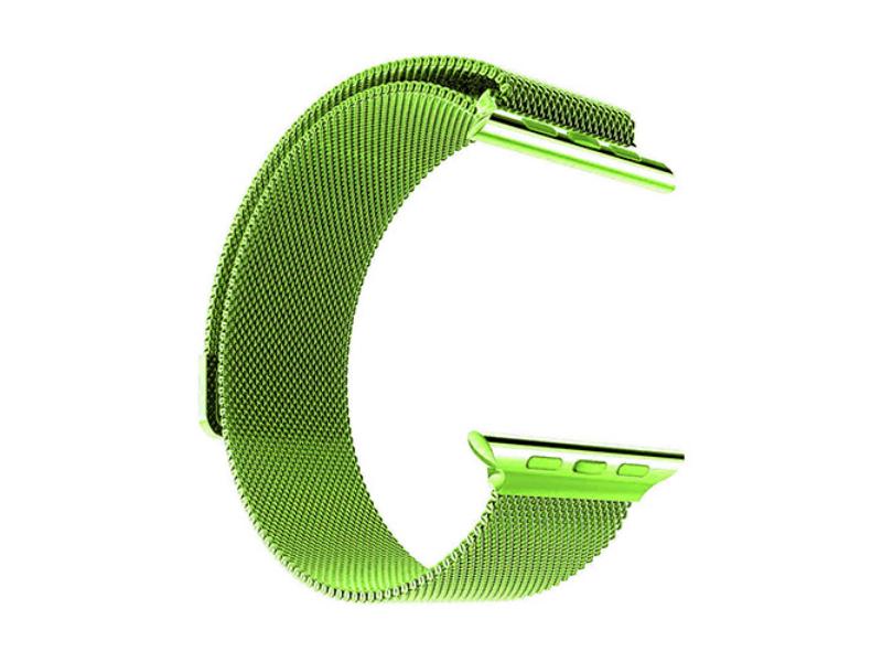 Picture of Fresh Fab Finds FFF-Green-GPCT835 38 mm Replacement Stainless Steel Milanese Loop Band for Apple Watches Series 1-2-3&#44; Green - Unisex