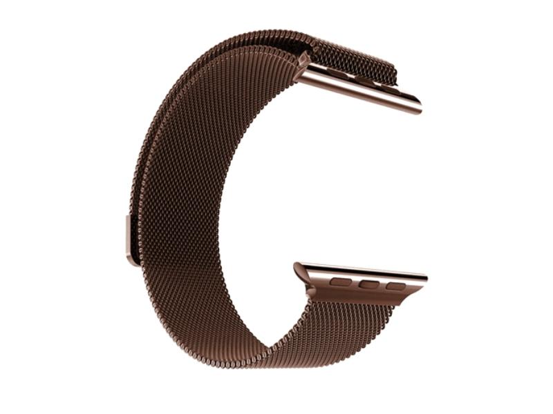 Picture of Fresh Fab Finds FFF-Coffee-GPCT836 42 mm Magnetic Watch Band Replacement Milanese Bands for Apple Watch Bands Series 1-2-3&#44; Coffee - Unisex