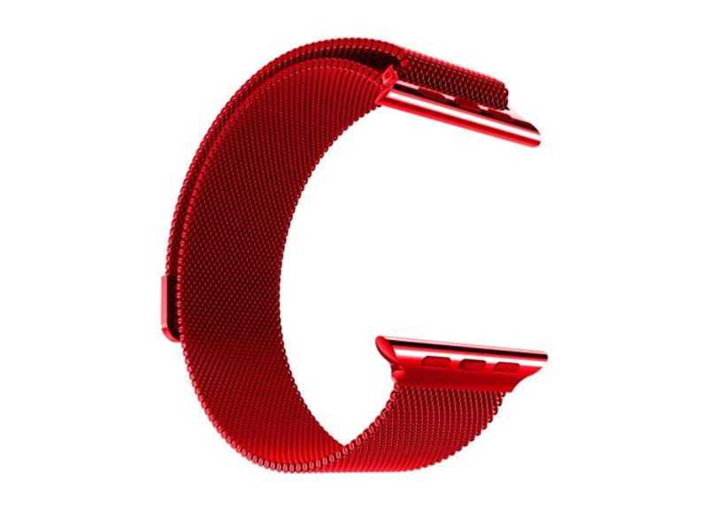 Picture of Fresh Fab Finds FFF-Red-GPCT836 42 mm Magnetic Watch Band Replacement Milanese Bands for Apple Watch Bands Series 1-2-3&#44; Red - Unisex