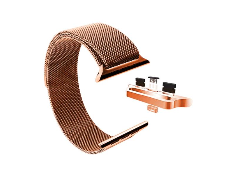 Picture of Fresh Fab Finds FFF-RoseGold-GPCT836 42 mm Magnetic Watch Band Replacement Milanese Bands for Apple Watch Bands Series 1-2-3&#44; Rose Gold - Unisex