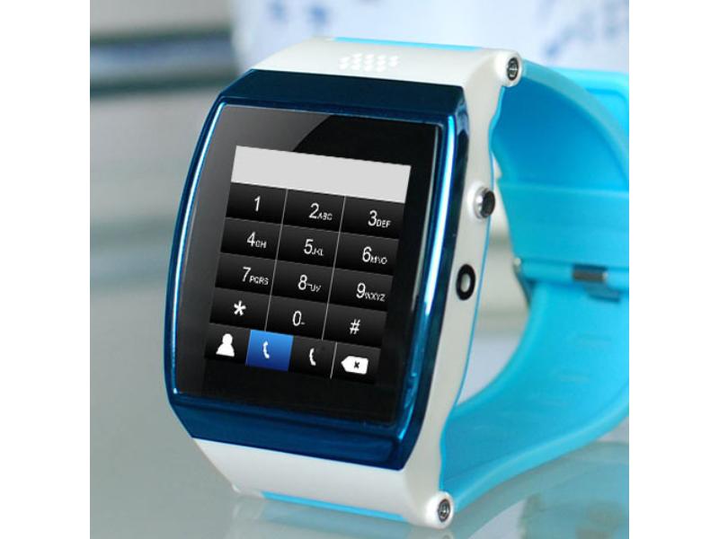 Picture of Fresh Fab Finds FFF-Blue-KW300 KW300 Smart Watch with Wearable Tech&#44; Smartphone Companion for Android or iOS&#44; Direct Answer&#44; Smart Remind&#44; Anti Loss-Theft&#44; Contact Sync & SMS&#44; Blue - Unisex