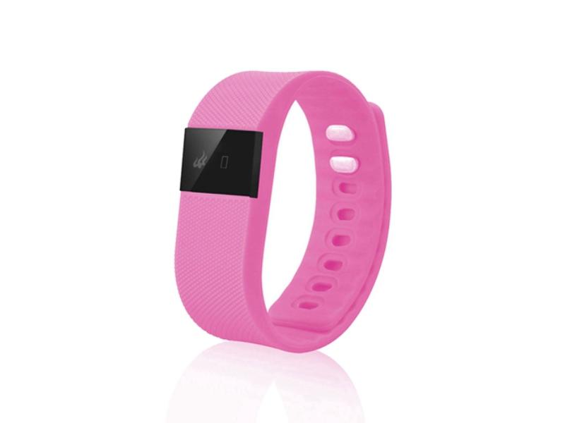 Picture of Fresh Fab Finds FFF-Pink-GPCT723 Fitness Activity Tracker Watch with IP56 Waterproof Bracelet Fitness Band Sleep Monitor Pedometer Sedentary Reminder Call Message Notification&#44; Pink - Unisex