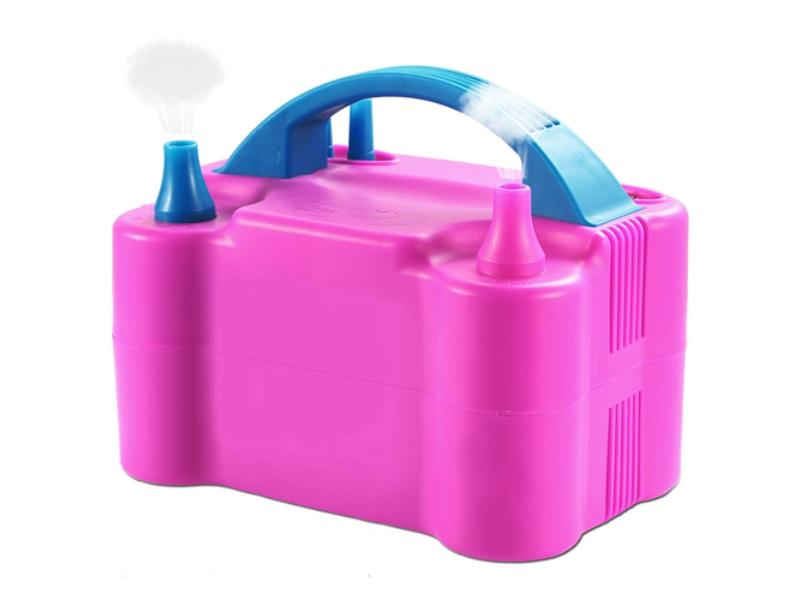 Picture of Fresh Fab Finds FFF-Pink-US-GPCT1542 600W Electric Balloon Pump Blower Inflator Dual Nozzle for Party Wedding Festival Decoration&#44; Pink - Unisex