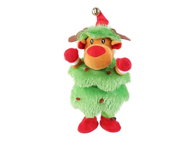 FFF-Elk-GPCT3731 Electric Dancing Singing Twisting Talking Interactive Mimicking Funny Songs Wiggly Dance Kid Christmas Gift Plush Toy - Elk -  Fresh Fab Finds