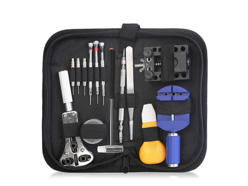 Picture of Fresh Fab Finds FFF-GPCT1390 Link Remover Opener with Free Carrying Case Watch Repair Tool Kit&#44; Black - 14 Piece