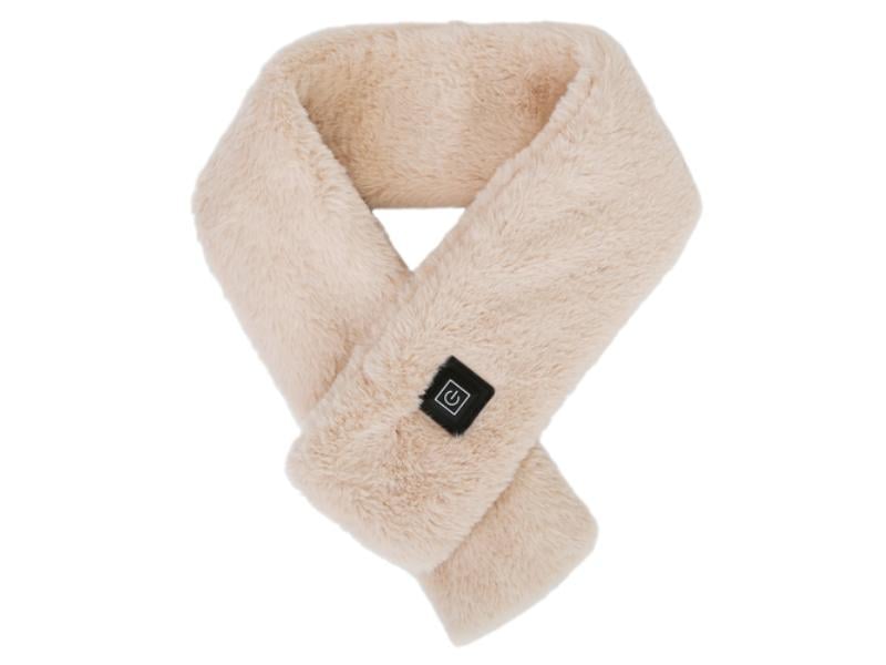 Electric USB Heating Neck Wrap Unisex Winter Shawl Soft Warm Scarves with 3 Heating Modes Heated Scarf, Camel -  MKA, MK4321915