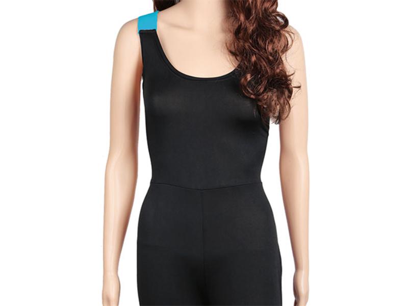 Picture of Fresh Fab Finds FFF-Blue-XXL-GPCT761 Womens Sports Yoga Workout Gym Fitness Jumpsuit&#44; Blue - 2XL