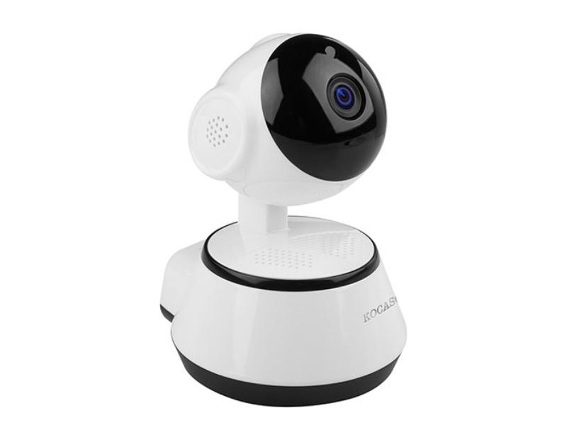 FFF-GPCT1088 720P Wi-Fi IP Motion Detection IR Night Vision Indoor 360 deg Coverage Security App Cloud Available Surveillance Camera, White -  Fresh Fab Finds