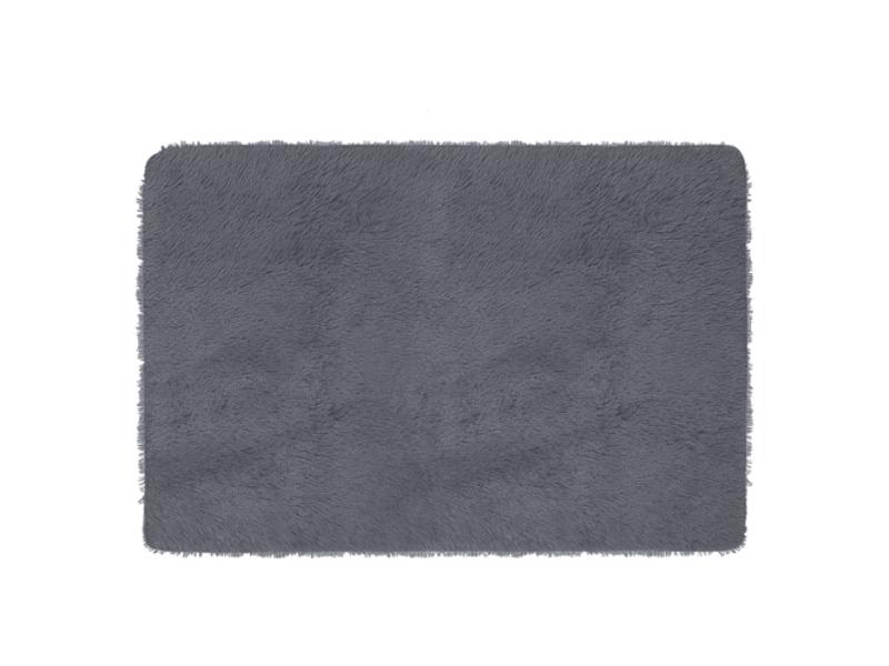 Picture of Fresh Fab Finds FFF-Gray-GPCT2009 4 x 2.6 ft. Fluffy Bedroom Anti-Skid Shaggy Area Rug Decorative Floor Carpet Mat Area Rug for Nursery Bedroom Living Room&#44; Gray