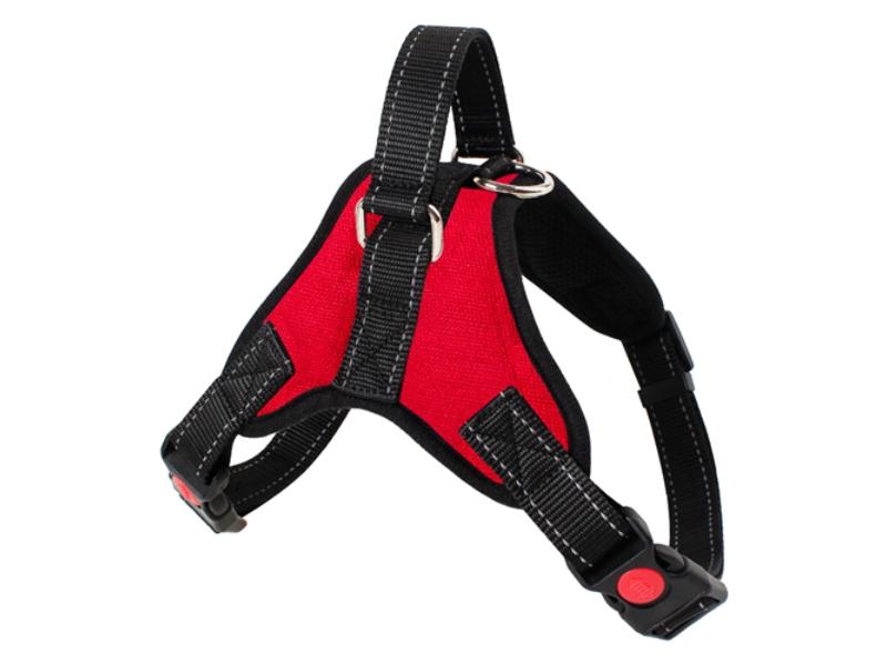 Picture of Fresh Fab Finds FFF-Red-L-GPCT2912 No-Pull Reflective Oxford Pet Vest Soft Padded Breathable Mesh Dog Harness Vest with Easy Control Handle for Small & Medium Large Dogs&#44; Red - Large
