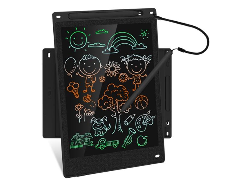Picture of Fresh Fab Finds FFF-10In-Black-GPCT3654 10 in. LCD Writing Tablet Electronic Colorful Graphic Doodle Board Kid Learning Mini Drawing Pad with Lock Switch Stylus Pen for Kids 3 Plus Year&#44; Black
