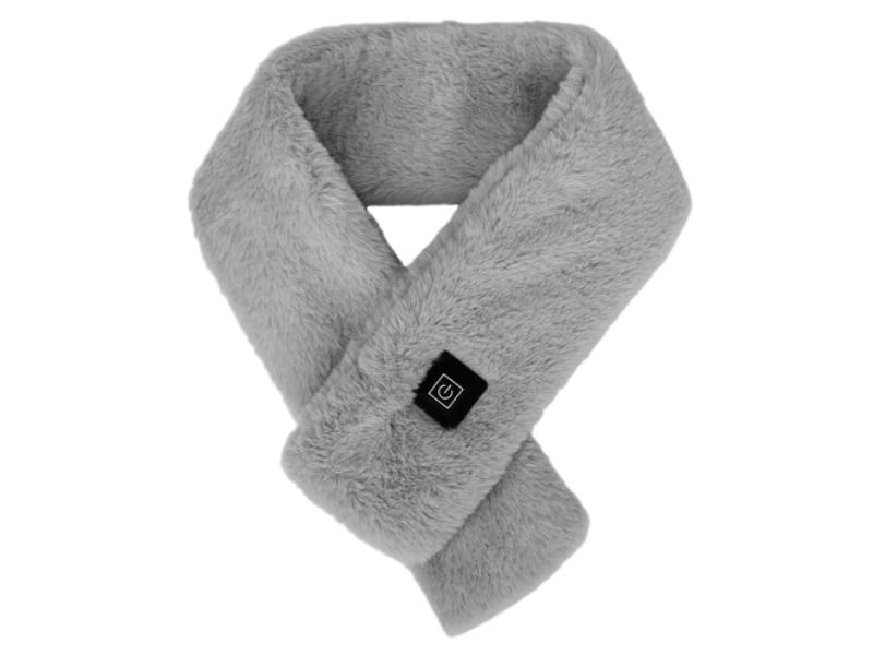 FFF-Grey-GPCT3269 Electric Scarf USB Unisex Winter Heated Neck Shawl Soft Heating Neck Wrap Scarves with 3 Heating Modes, Gray -  Fresh Fab Finds