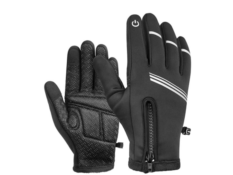 Picture of Fresh Fab Finds FFF-2XL-GPCT3102 Touchscreen Thermal Windproof Fleece Lined Gloves for Winter Running Hiking Climbing Driving&#44; Black - 2XL - Set of 2