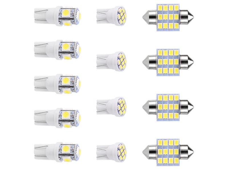Picture of Fresh Fab Finds FFF-GPCT1761 31 mm T10 Festoon LED Interior Dome Map LED Lights License Plate Trunk Side Positioning Light Bulb&#44; White - 13 Piece