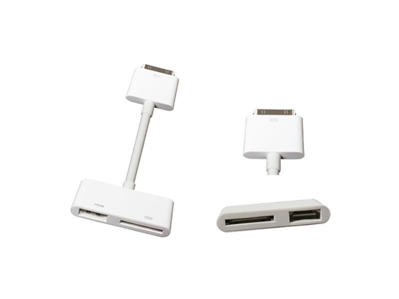 Picture of Fresh Fab Finds FFF-GPCT404 Digital AV HDMI to HDTV Cable Adapter for iPad 2&3 iPhone 4&#44; 4S 4GS iPod Touch&#44; White