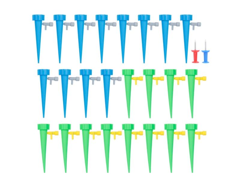 Watering Spikes Self Watering Devices Automatic Plant Water with Slow Release Control Valve for Outdoor & Indoor - 24 Piece -  GRANDOLDGARDEN, GR4367944