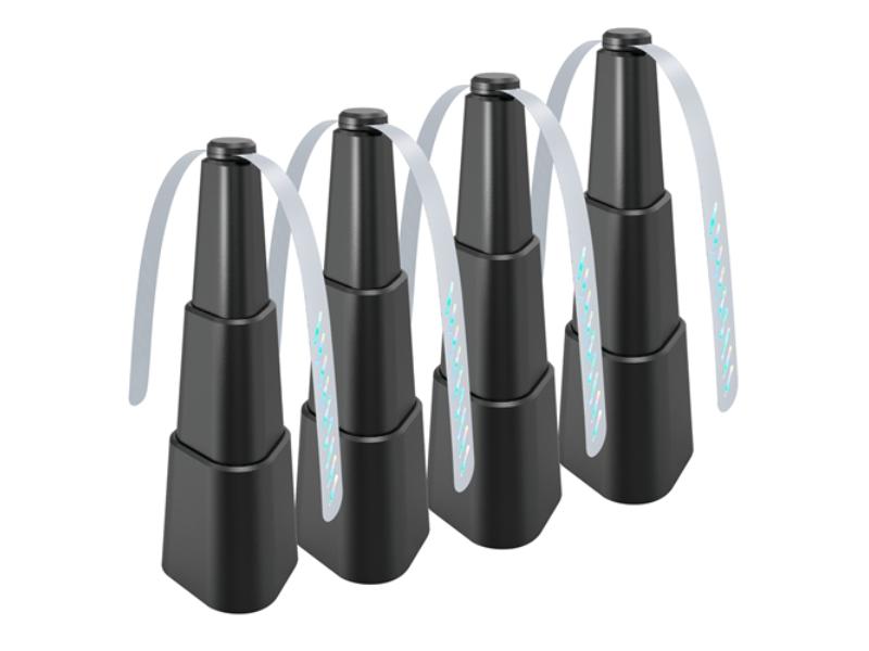 Fly Repellent Fan - Black - 4 Piece Set - Chemical-Free Bug Deterrent