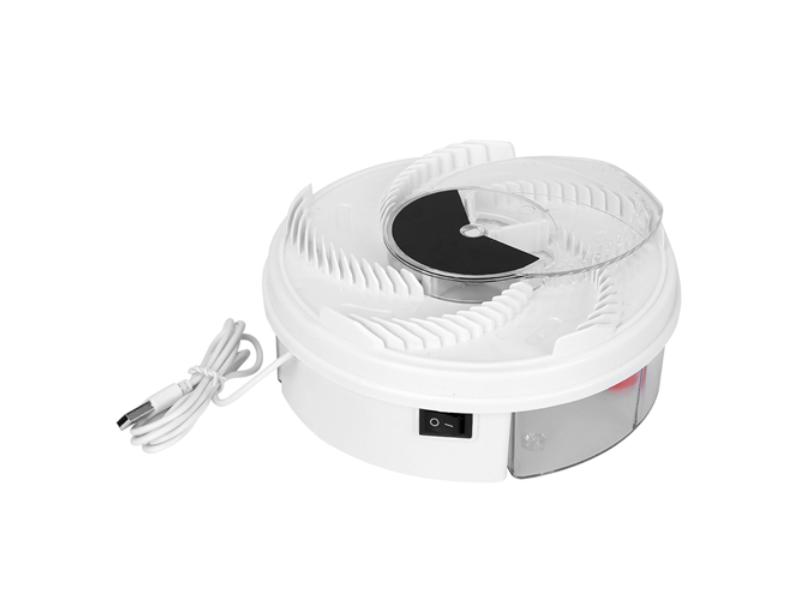 USB Electric Fly Trap - White - Compact - Odorless & Safe