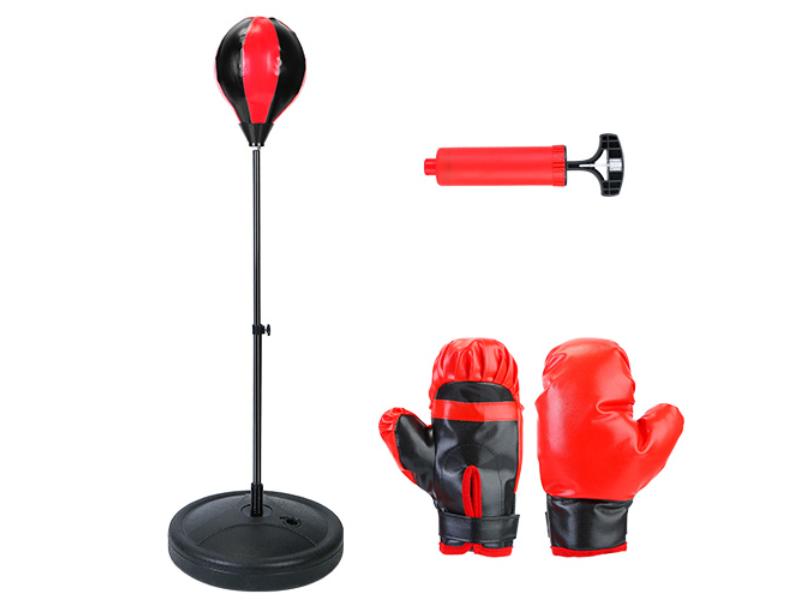 Punching Bag for Kids Junior Boxing Set with Boxing Gloves Height Adjustable Free Standing Punching Ball Boxing for Kids Aged 3-8 Years Old, Red -  Fresh Fab Finds, FFF-GPCT2756