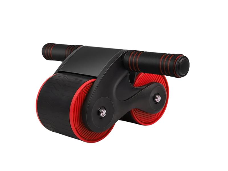 Automatic Rebound Abdominal Wheel Anti-Slip AB Roller Wheel with Kneel Pad Phone Holder Home Gym Abdominal Exerciser for Men & Women, Red -  Fresh Fab Finds, FFF-Red-GPCT4212