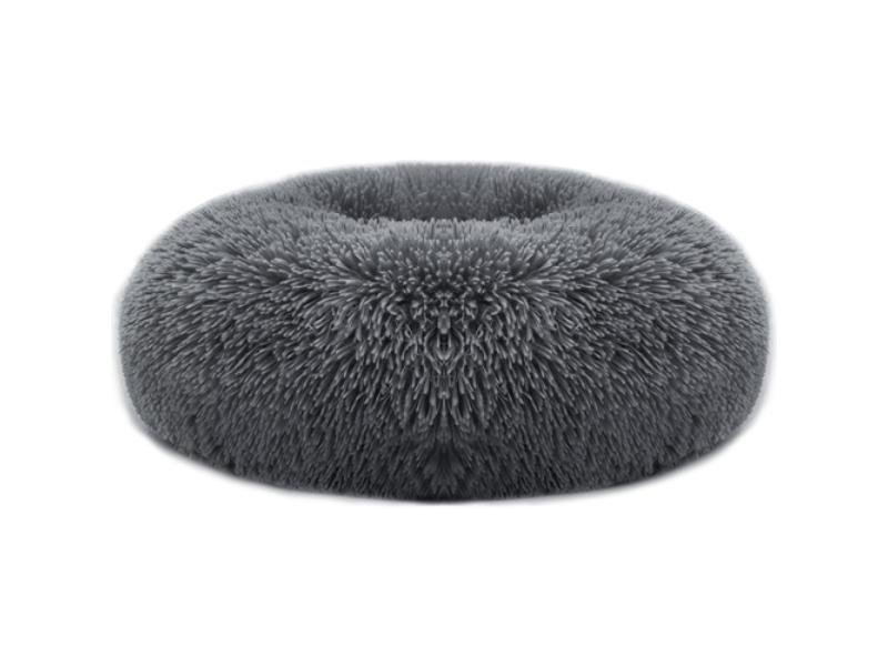 Picture of Fresh Fab Finds FFF-DGray-L-GPCT2120 Soft Warm Fleece Puppy Cozy Nest Sofa Bed Cushion Dog Bed&#44; Dark Gray - Large