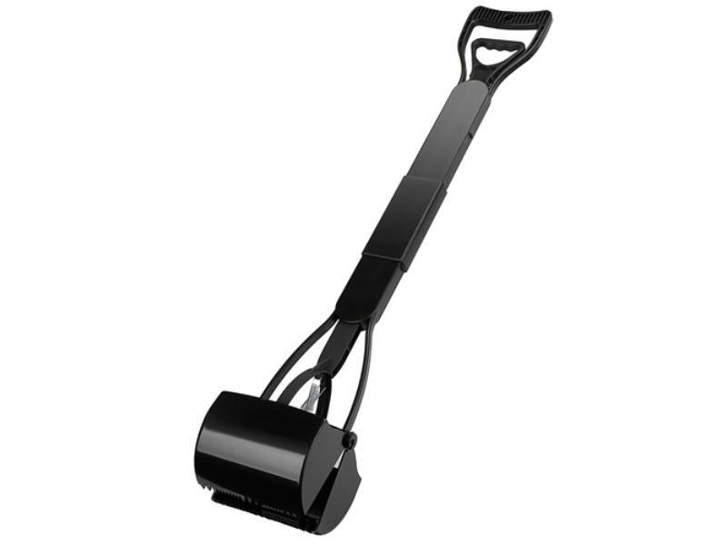 Picture of Fresh Fab Finds FFF-Black-GPCT3254 31.5 in. Foldable Long Handle Dog Waste Pick Up Rake Pooper Scooper for Large & Medium Small Dogs Cats Pets&#44; Black