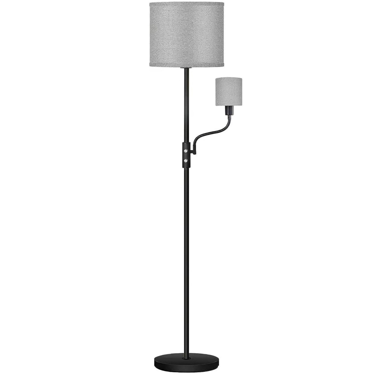 Picture of Fresh Fab Finds FFF-Grey-GPCT4099 67.32In Mother Daughter Floor Lamp&#44; Linen Shade&#44; 3200K Brightness&#44; 360 Adjustable Reading Light&#44; Modern Decoration&#44; Living Room Bed
