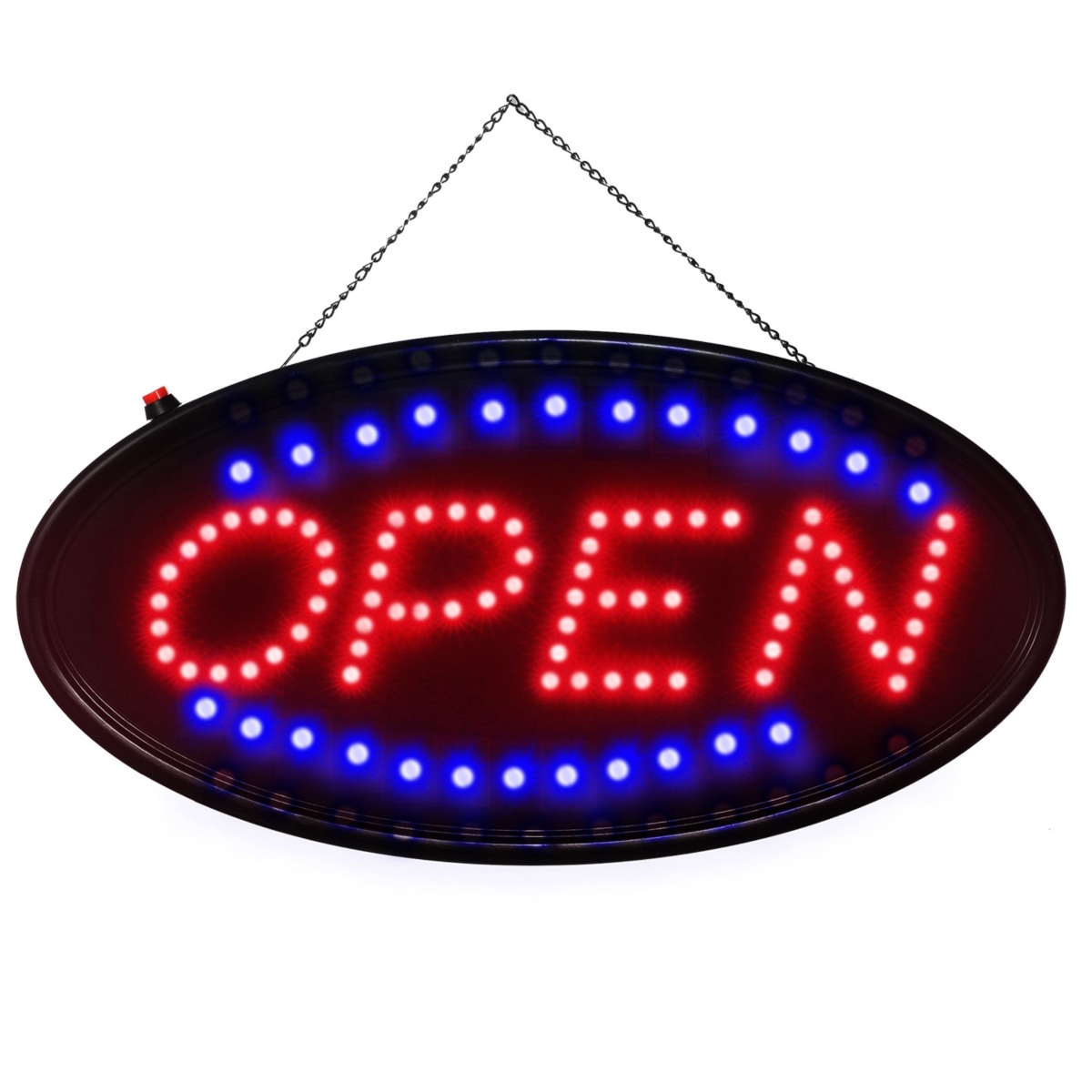 FFF-GPCT1636 Ultra Bright LED Neon Open Sign Flash/Normal Lighting 2-in-1 Business Sign