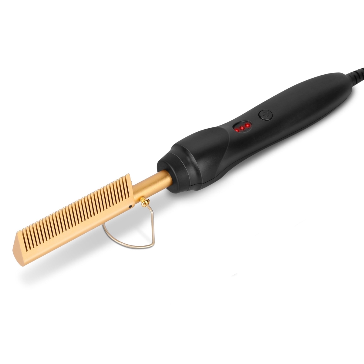 Electric Hair Comb PTC Ceramic Straightener Curler Brush Styler, Wet/Dry, 3 Temperature Adjustment -  Fast Runner, FA4368142