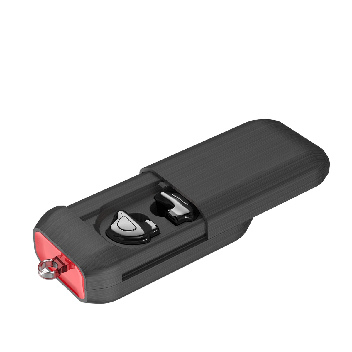FFF-GPCT1631 True Wireless Ear Buds, V5.0 TWS Headset Waterproof Stereo Earphone Charge Dock - Black - One Size