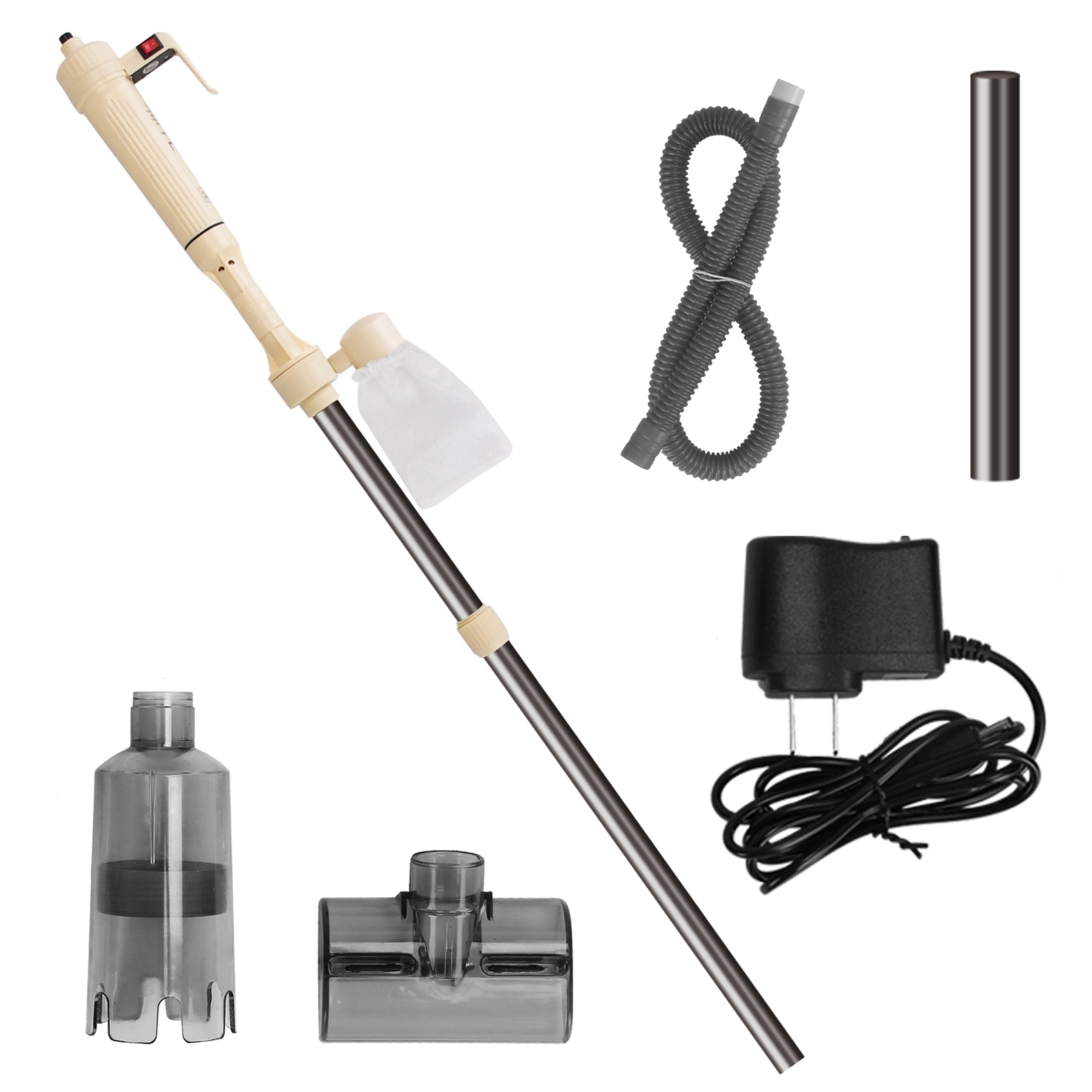 FFF-GPCT4575 Multi-Functional Electric Aquarium Gravel Cleaner Kit - Multi Color - One Size