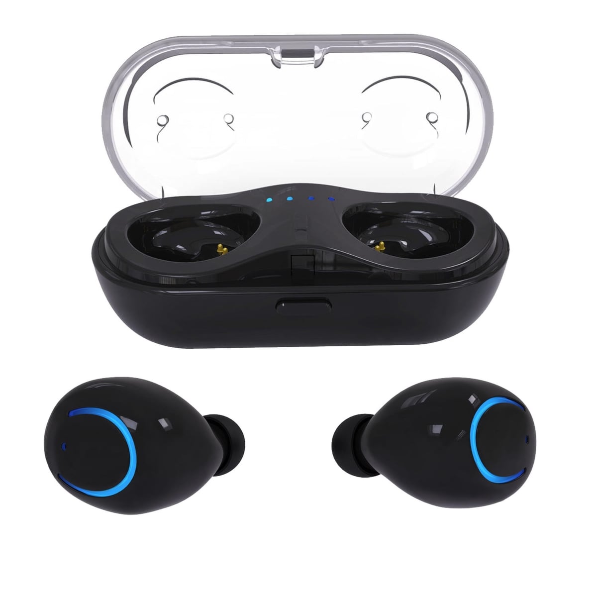 FFF-Black-GPCT1257 Wireless TWS Stereo Ear Buds - Black - One Size
