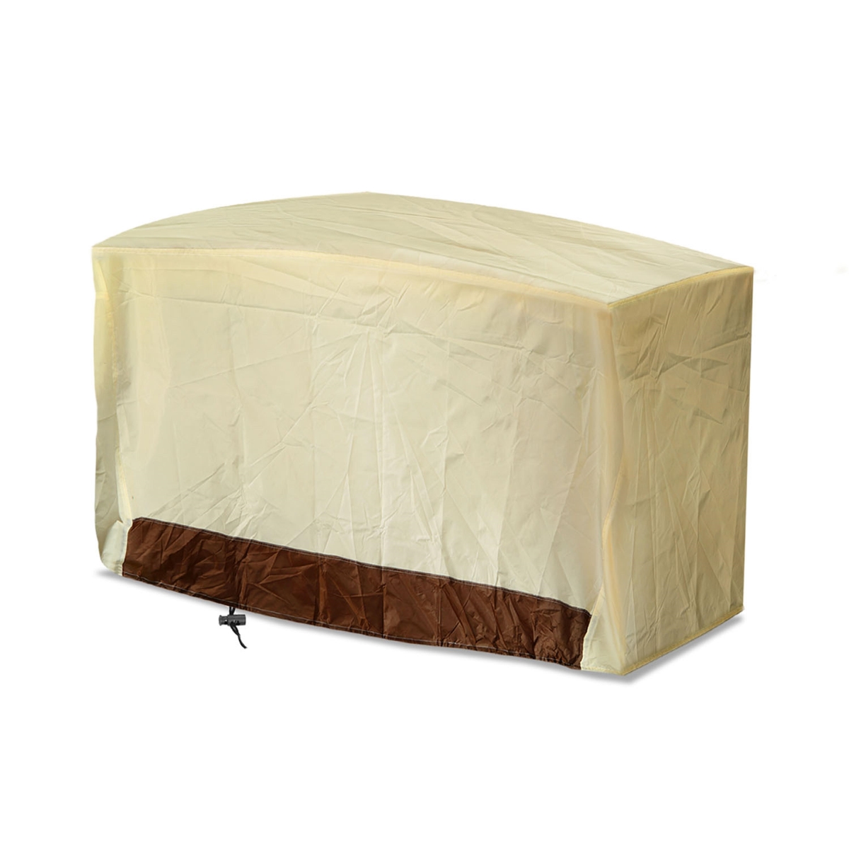 210D Waterproof Outdoor BBQ Grill Cover, Windproof Dustproof Patio Gas Grill Oven Protector Oxford Cloth Garden - Brown - 70 in.