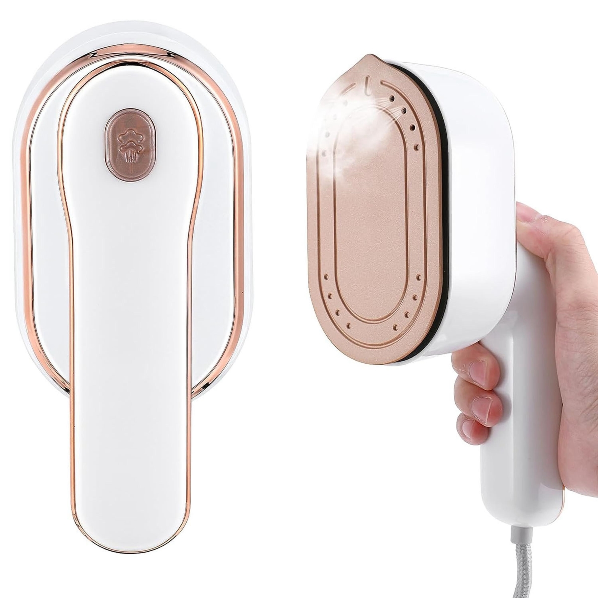 FFF-US-White-GPCT4597 1000W Portable Handheld Steamer, White - One Size