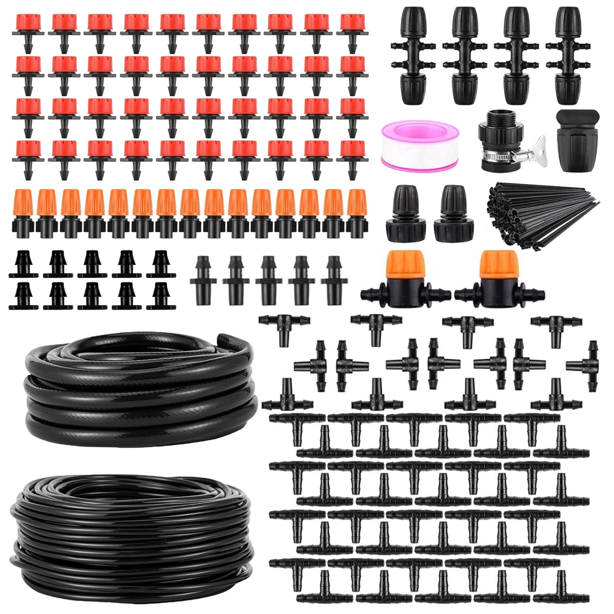 FFF-GPCT4683 Automatic Garden Irrigation System Misting Plant Watering Drip Kit, Multi Color - One Size