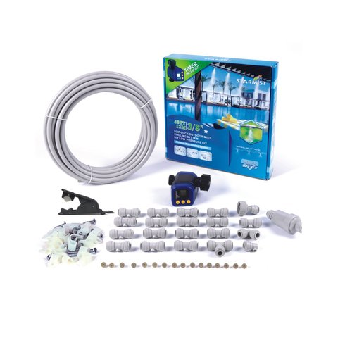 483012D 0.37 in. x 40 ft. Slip Lock Mist Cooling Kit with Electro-Timer