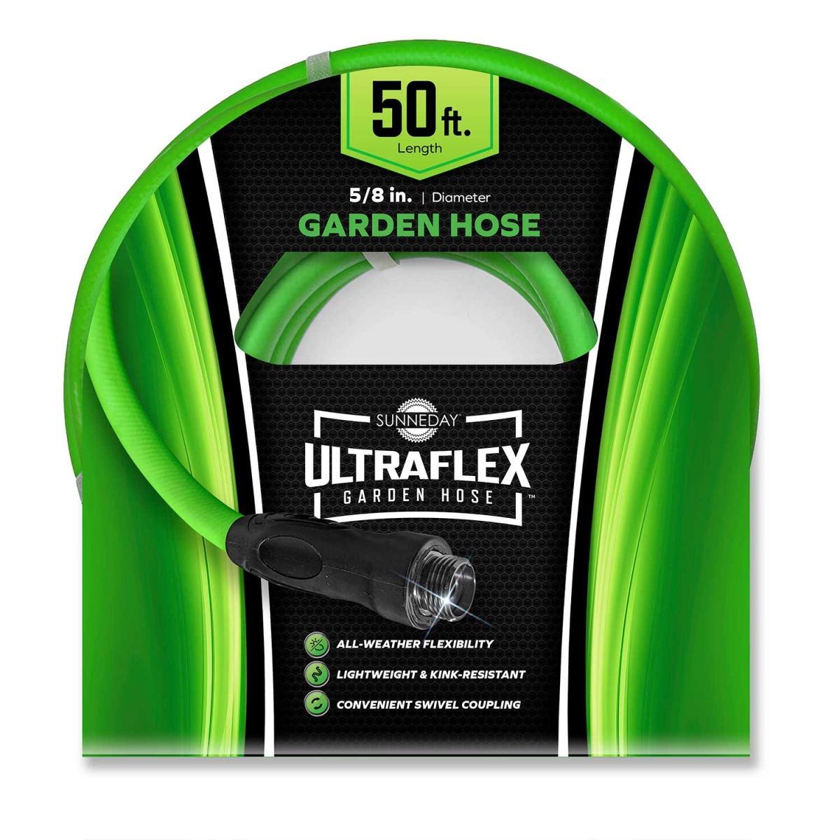 HH-050  UltraFlex Garden Hose, 5/8' 50 ft -  Sunneday