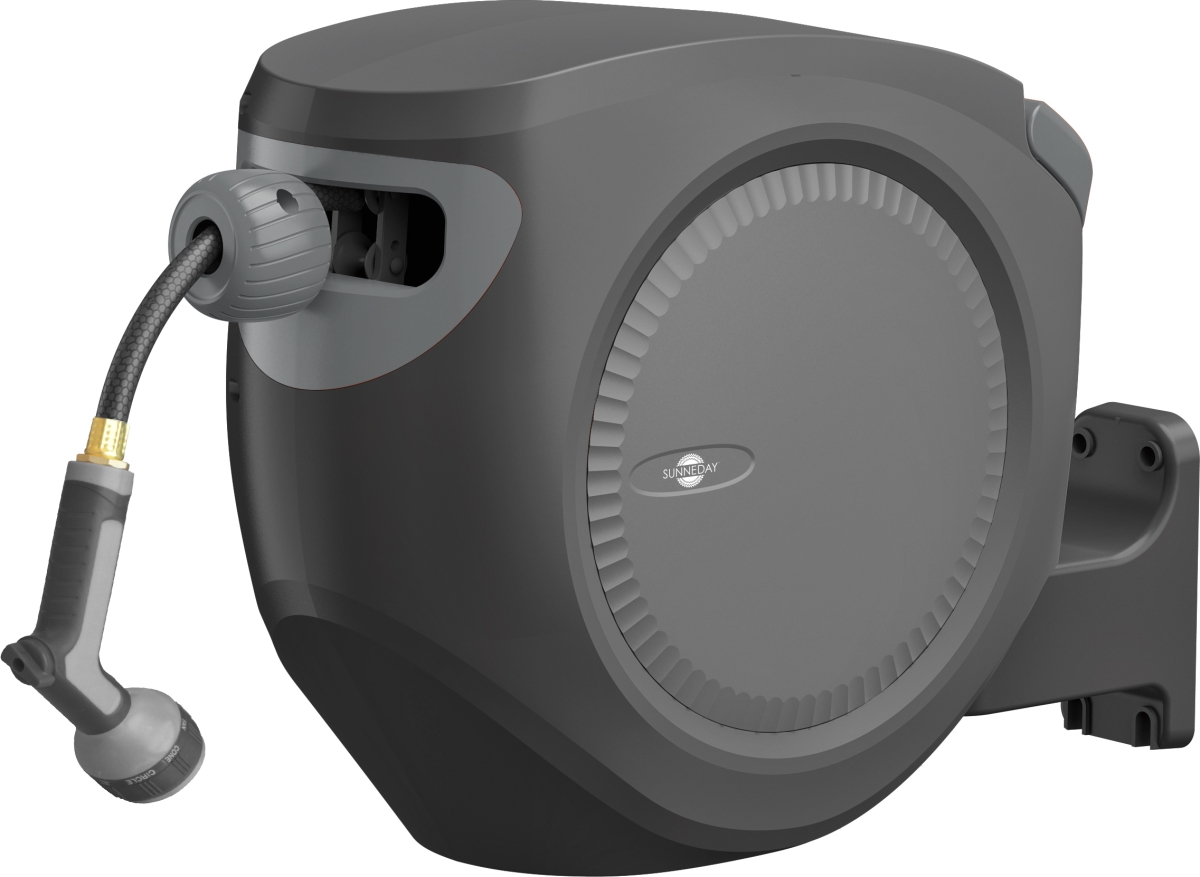 SW-75S  SW-75S 75ft Retractable Hose Reel | Automatic Retractable w/Wall Mount | Easy to Assemble Reel w/Flexible Swivel Mount (75FT 1/2)