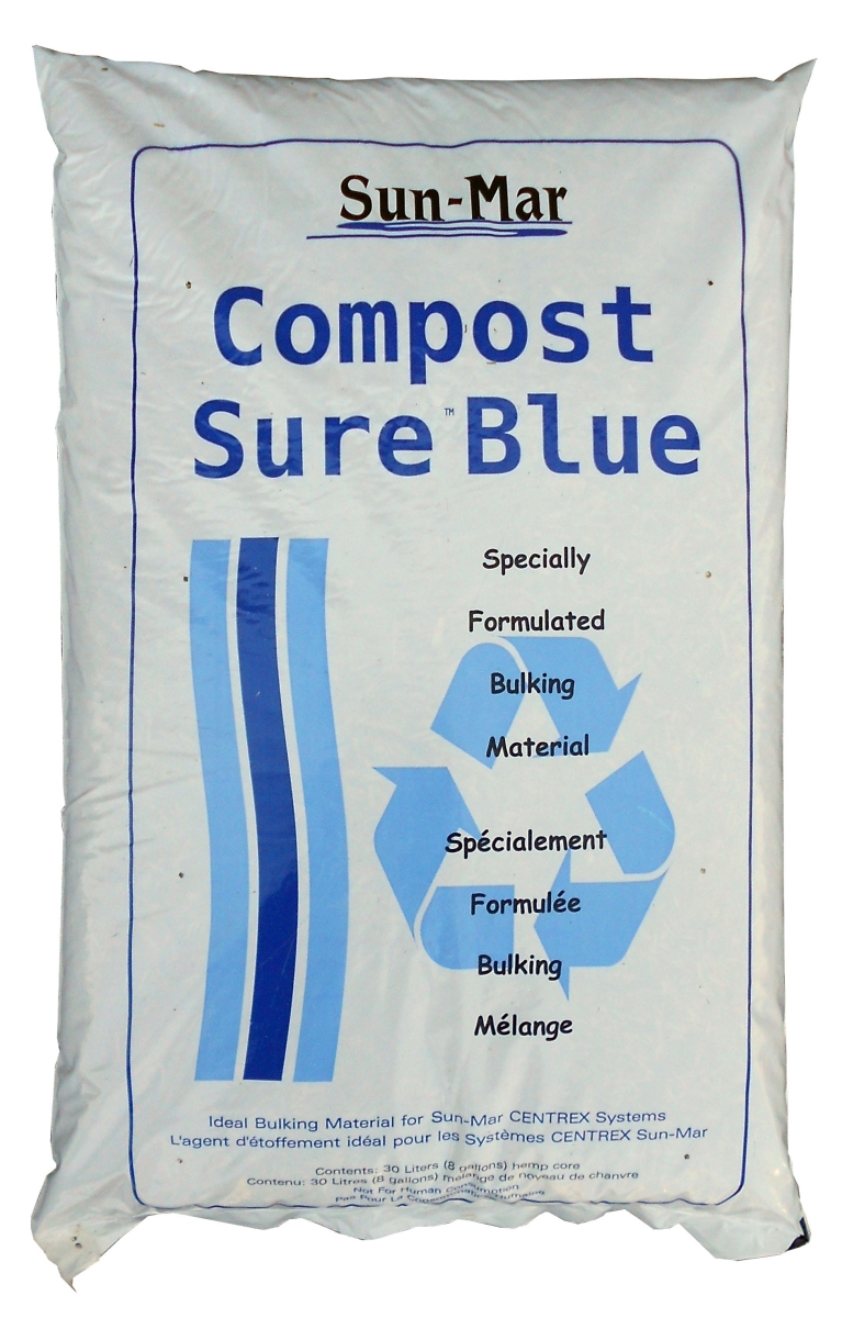 Sun-Mar Compost Sure Blue single for Low Flush Toilets