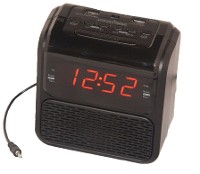 Picture of Sonnet R-2218 0.9 in. One Day Alarm Clock Radio with LED Display & 2 USB - Ports 1.0A & 3.1A