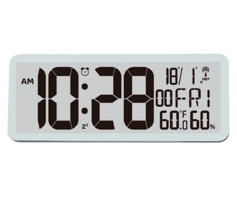 T-4682 2 Lcd Display Atomic Clock