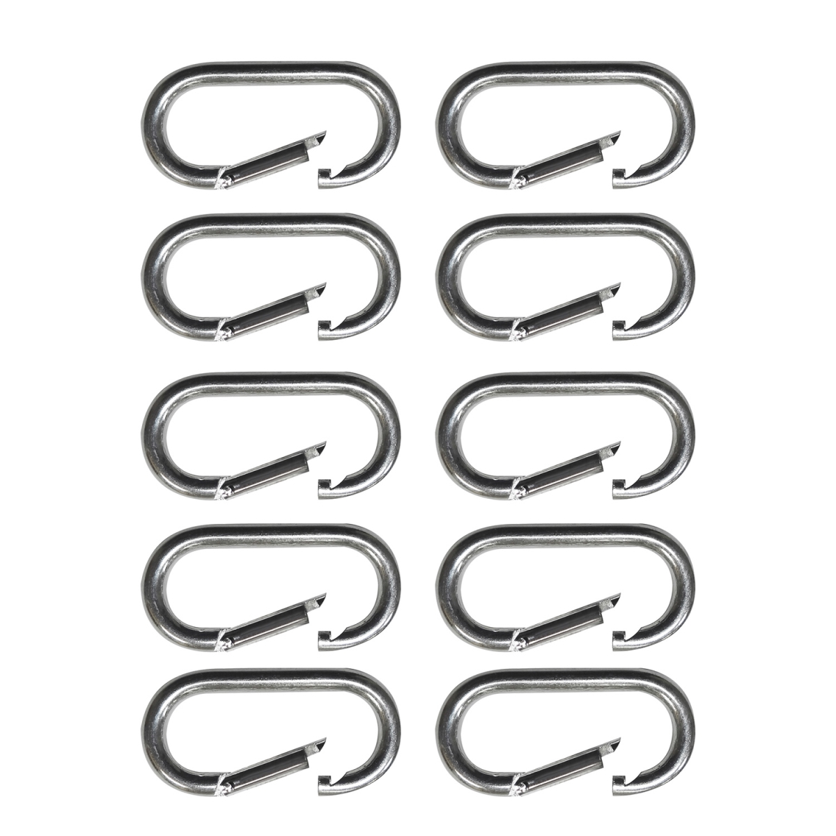 Snap-Hook, Carabiner Opens to Connect Ropes, Cables & More - Zinc Plated