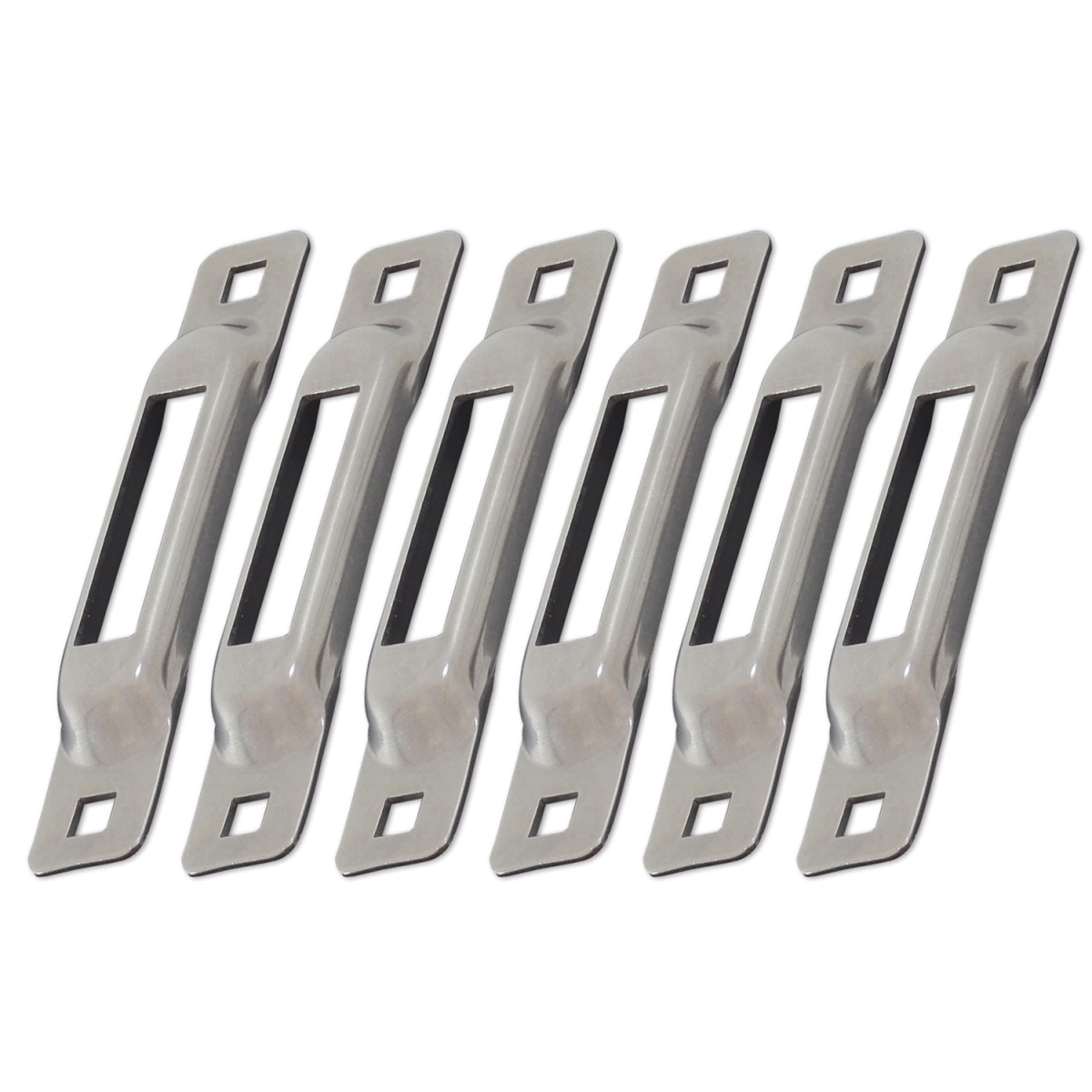 SLSS6 E-Track Single Strap Anchors - Stainless Steel, Pack of 6