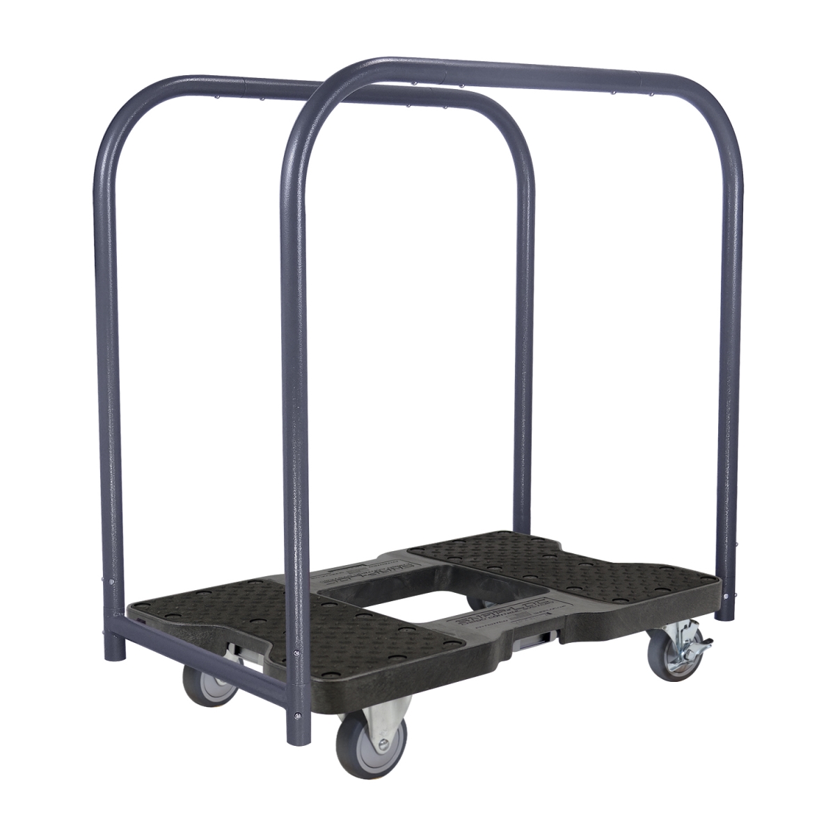 SL1200PC4TB 1200 lbs Professional E-Track Panel Cart Dolly - Black