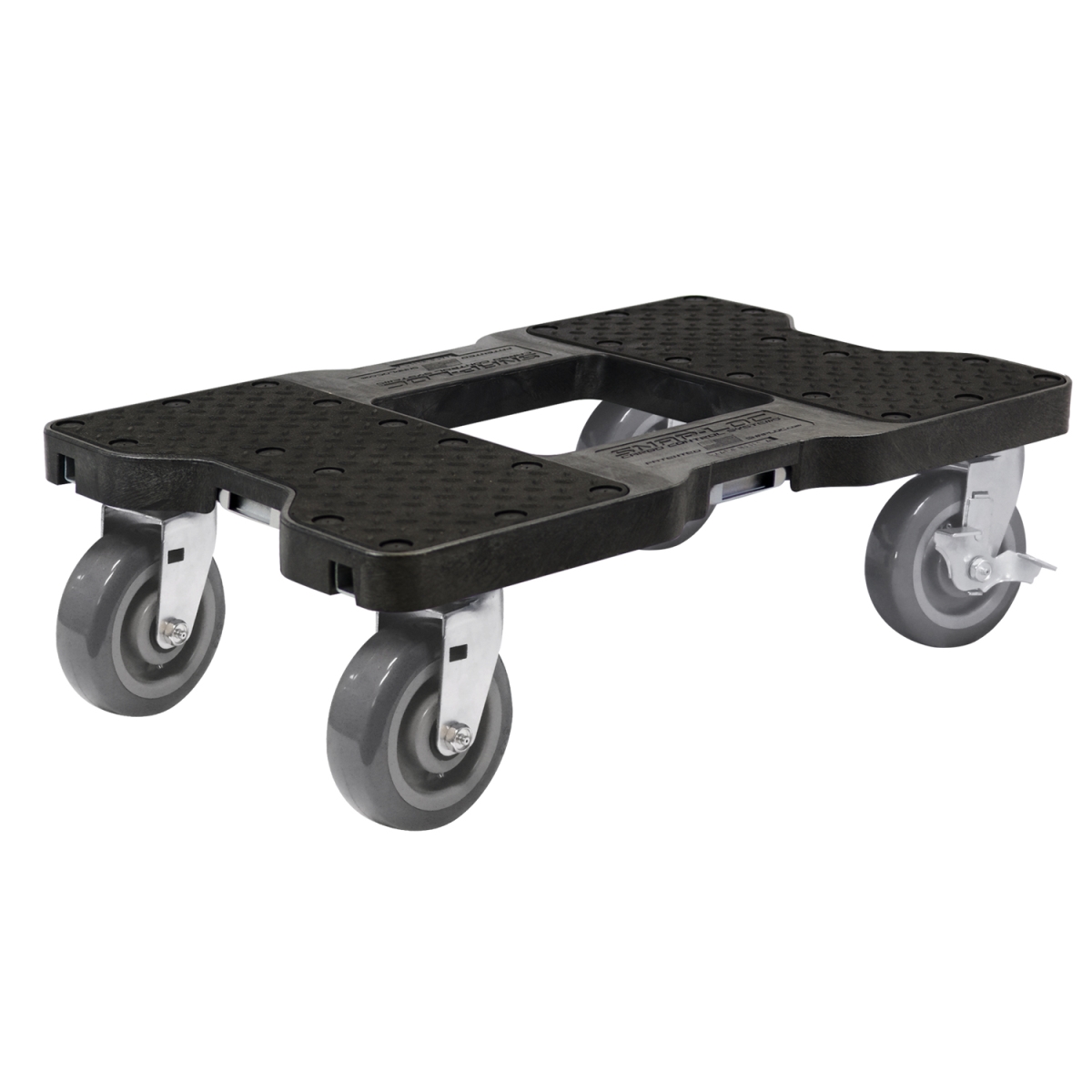 SL1800D6B 1800 lbs Super-Duty Professional E-Track Dolly - Black