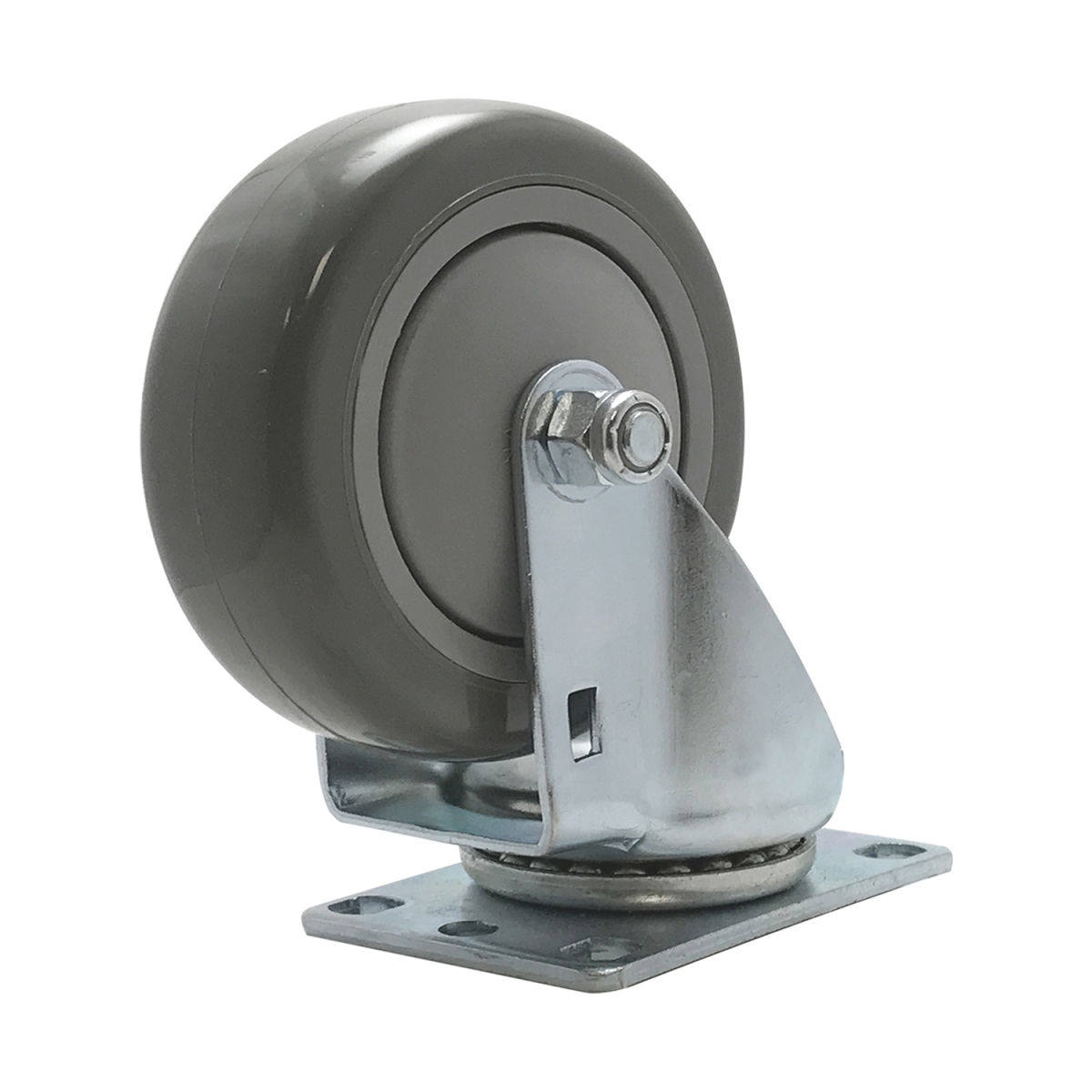SLAC4SP 4 in. Industrial Polyurethane Swivel Caster, 375 lbs