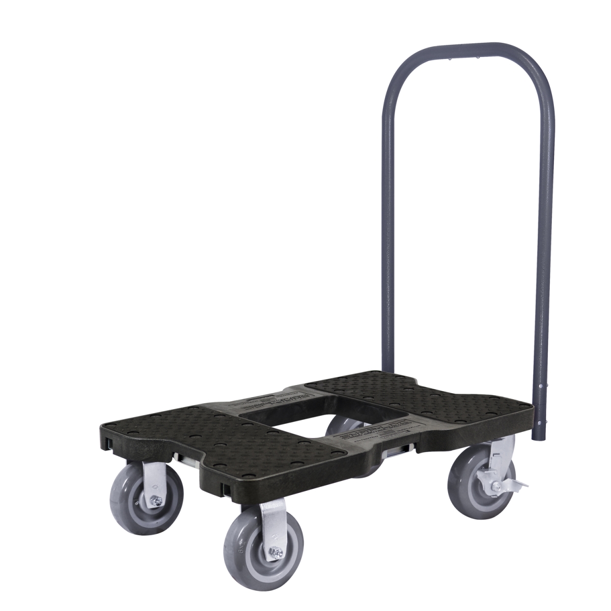 Picture of Snap-Loc SL1800P6B 1800 lbs Super-Duty Professional E-Track Push Cart Dolly - Black
