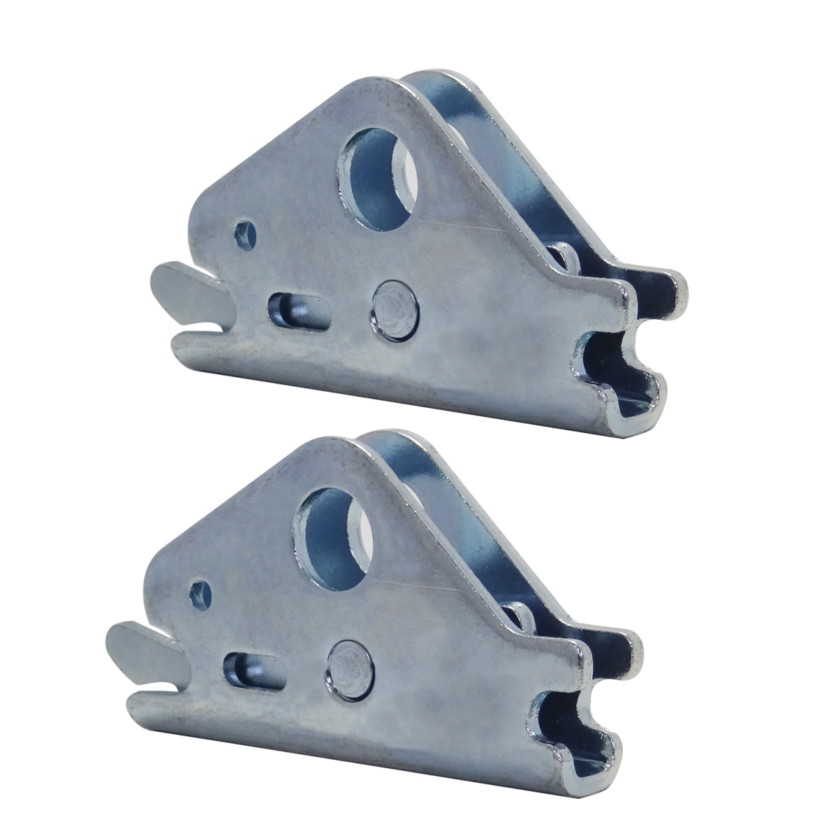 EA-Fitting with 0.31 in. Hole & Connects to E-Track - Zinc Plated, Pack of 2